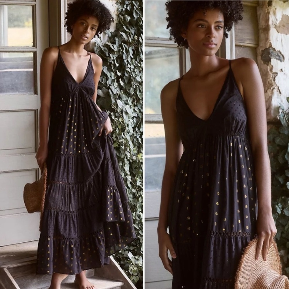 PQ Black Amelie Shea Maxi Resort Dress
